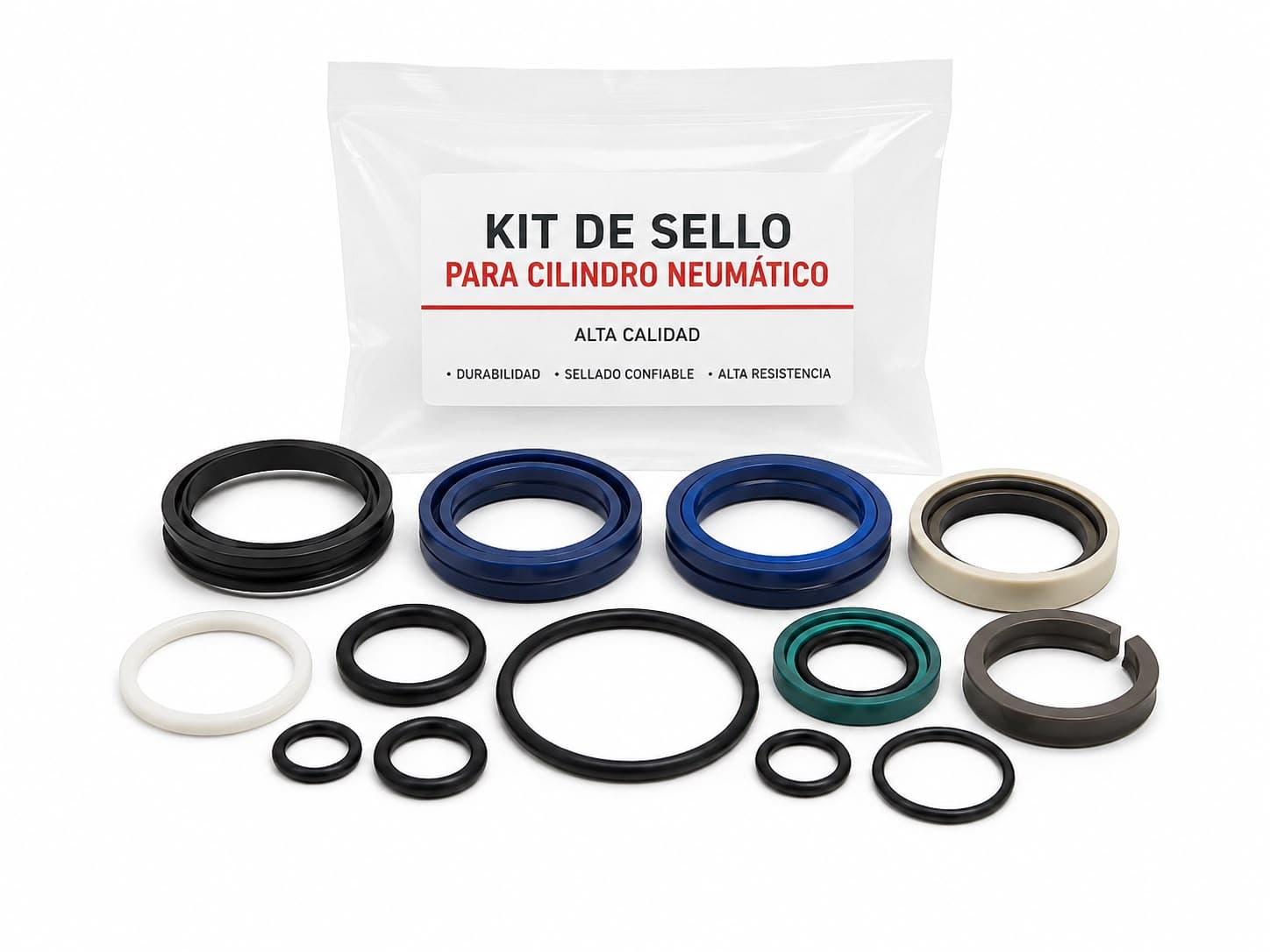 Kit de sellos para cilindro neumático