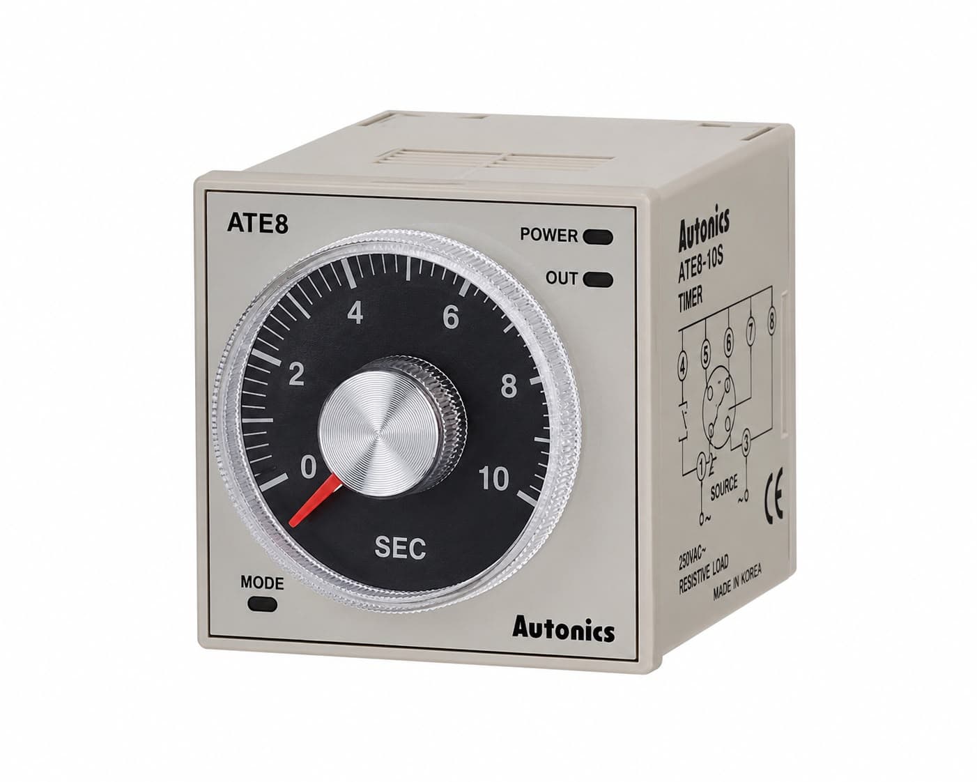 Temporizador analógico para tablero de control